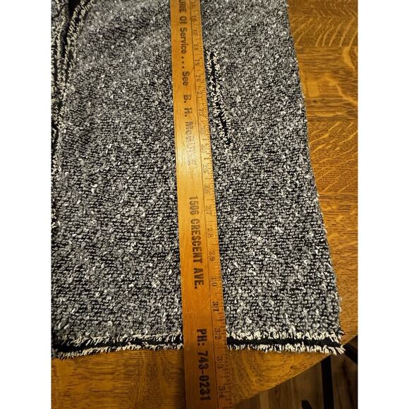 COC Clothing Obsessed Company Tweed Jacket Black White 2X Academia Office - Picture 14 of 16